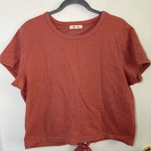 Madewell Open Back Tie Tee